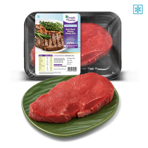 Red Meat Sirloin Steak (ZA) (300g Pack, Freshly Frozen)