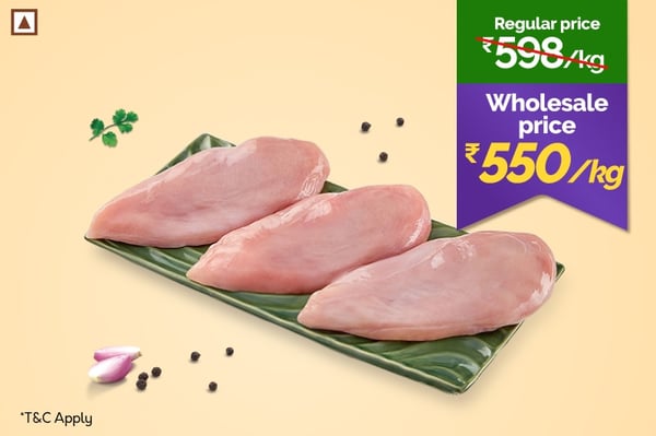 Premium Tender Chicken Breast Fillet (6Kg Pack)