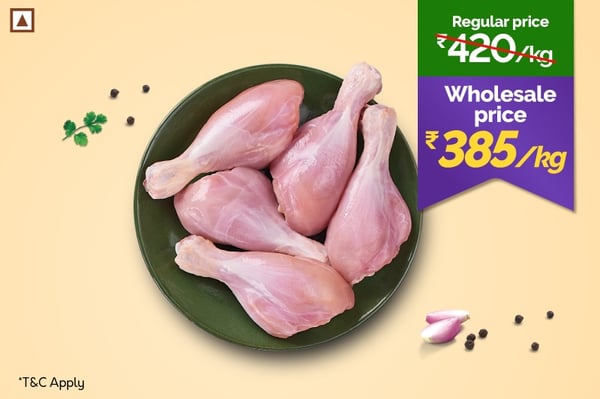 Premium Tender Chicken Drumsticks (6Kg Pack)