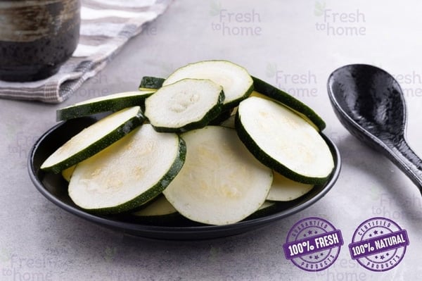 Sliced Zucchini Green (Pack of 280g-300g)