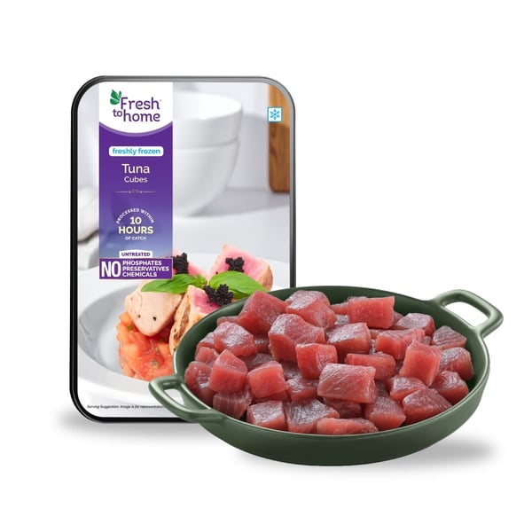 Tuna Cubes (400g Pack, Freshly Frozen)