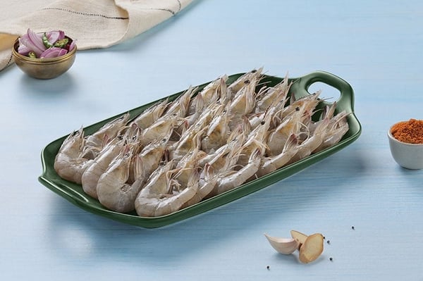 Indian Prawns / Venami / Vannamei / Jhinga / Chemmin (90+ Count/kg)