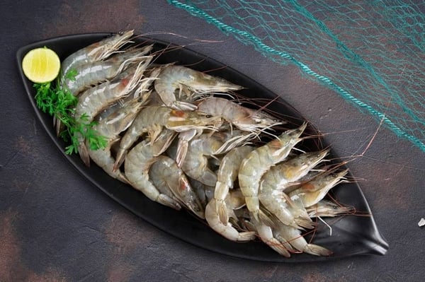 Indian Prawns / Venami / Vannamei / Jhinga / Chemmin (90+ Count/kg)