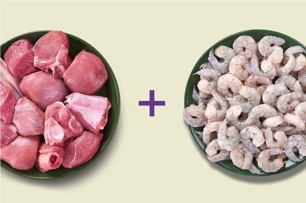 Goat Curry Cut + Freshwater Prawn