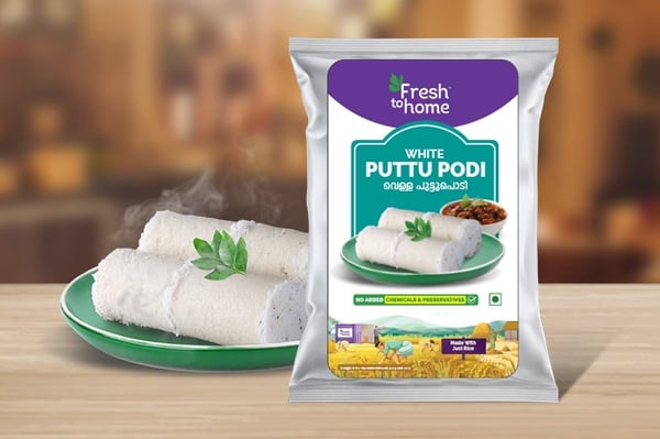 White Puttu Podi (500g Pack)