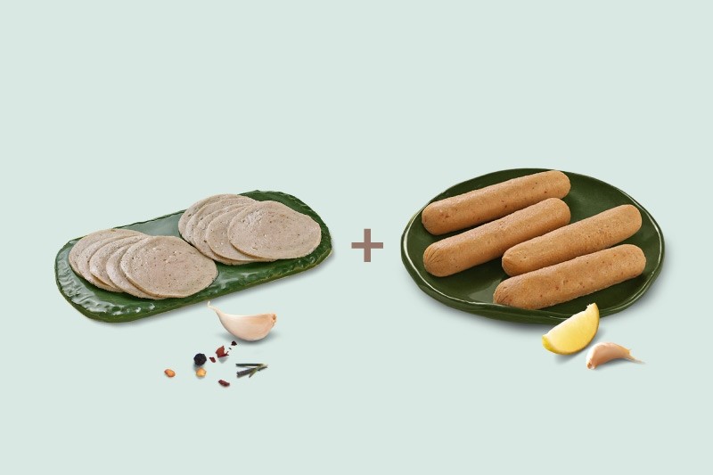 Combo (200g Chicken Pepper Salami + 220g Chicken Breakfast Sausage