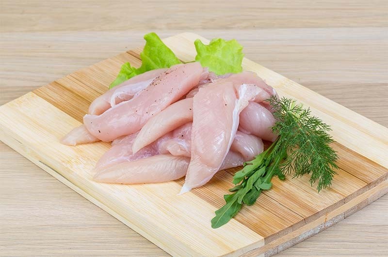 Premium Boneless Antibiotic Free Chicken Supreme Tenderloin 25 Pieceskg