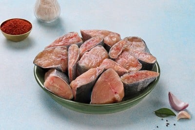Boal Fish / Attu Vaala / Malli - Curry Cut (May include head pieces) (480g to 500g Pack)
