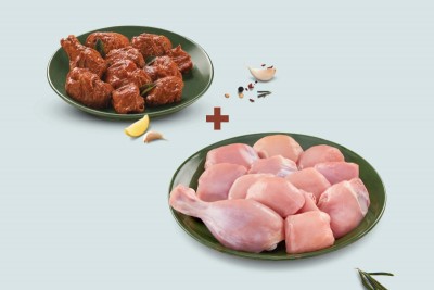 Combo: (480g Premium Chicken Skinless Curry Cut + 250g Granny's Masala Fried Chicken)