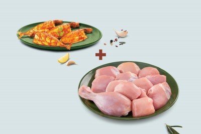 Combo: (480g Premium Chicken Skinless Curry Cut + 300g Freshly Marinated Mackerel / Ayala / Bangda)