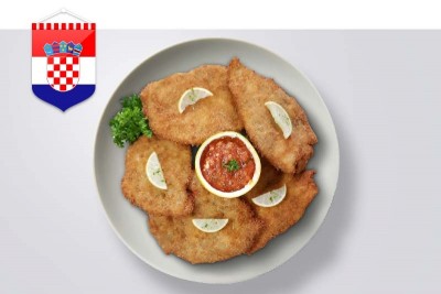 Chicken Schnitzel with Herby Tomato Sauce