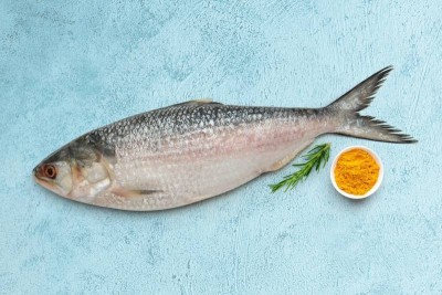 Hilsa / Ilish - (Whole Fish Size:300g - 400g) (Cleaned, Bengali Round Cut)  1pc