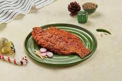 Pearl Spot / Karimeen Pollichathu (cooked in banana leaf) - Pack of 1 fish