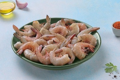 Premium Wild Caught Prawn / Jhinga / Kazhanthan (40 to 50 count) - Headless (with shell & tail) (300g to 320g Pack)