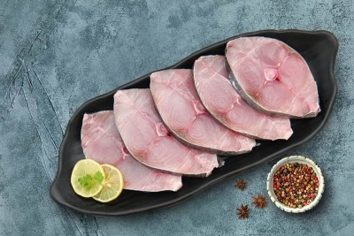 Seer Fish / Neymeen / Surmai / Vanjaram / ಅಂಜಲ್ (750g to 2kg) - Steaks (With Skin)