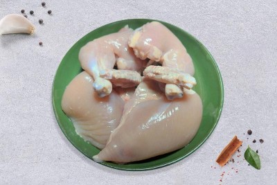 Premium Tender & Antibiotic-residue-free Skinless Spring Chicken (Small) - Curry Cut (380g to 430g Pack)