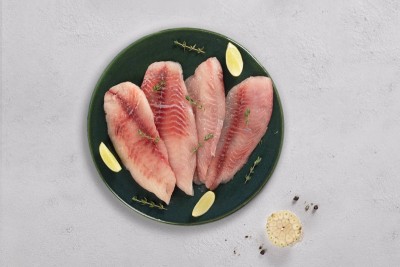 Juicy Indian Tilapia Boneless Fillet - 250g+ Pack (Freshly Frozen)