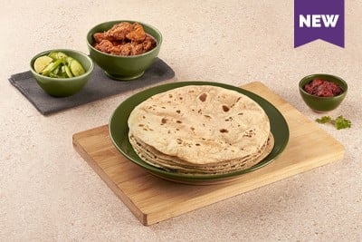 Wholewheat Chapati / Roti (10 Pieces, 425g)