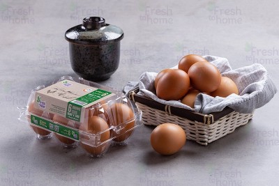 Eggs Brown/ بيض بني - Pack of 6 (Medium)