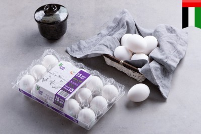 Eggs White/ بيض أبيض - Pack of 15 (Medium)