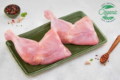 Organic Premium Chicken Thigh Whole Leg - Pack of 500g