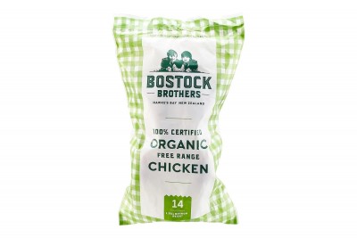 New Zealand Bostock Brothers Organic Whole Chicken (Frozen) - Pack of 1.35kg