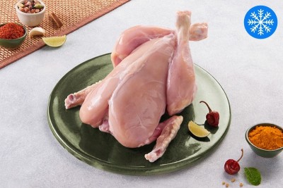 Everyday Antibiotic-residue-free Chicken (Freshly Frozen) - Skinless Whole Chicken (850g+ Pack) 